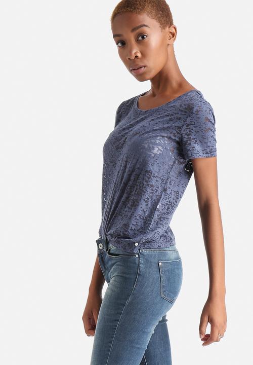 ONLY - Gry Plain Tee