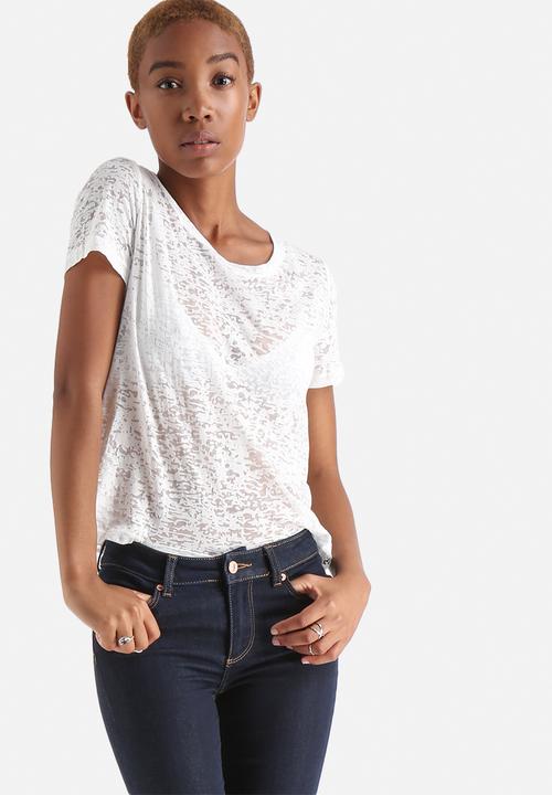 ONLY - Gry Plain Tee