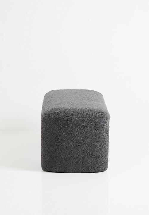 Sixth Floor - Oaklee bench - charcoal