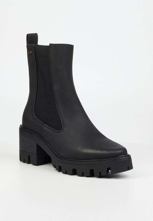 Miss Black - Vixen 1 chunky sole boot - black