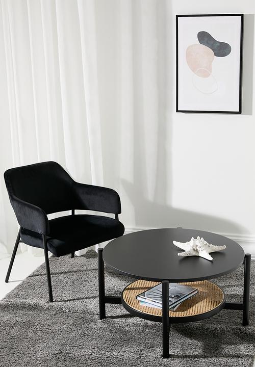 Sixth Floor - Basim coffee table - black