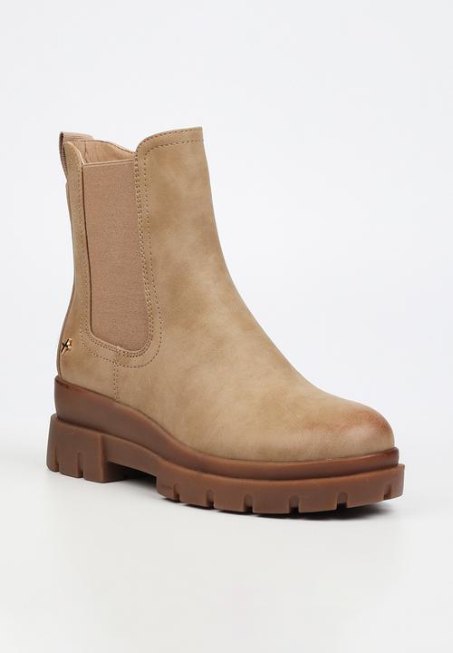 Rock & Co - Hunt 1 chelsea boot - taupe