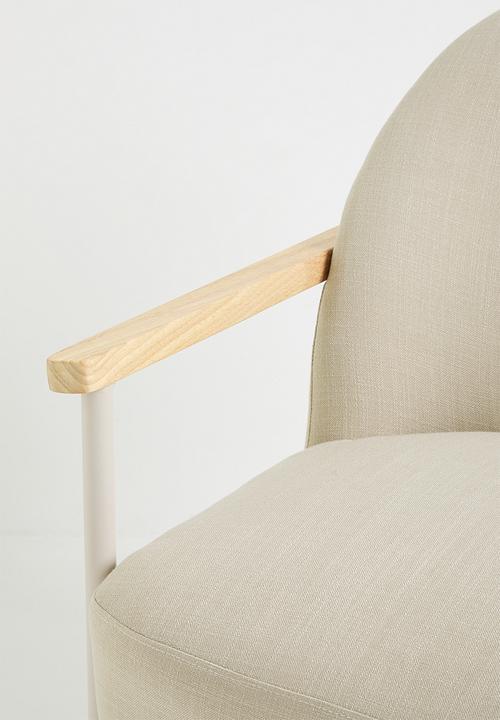 Sixth Floor - Malia occasional chair - stone