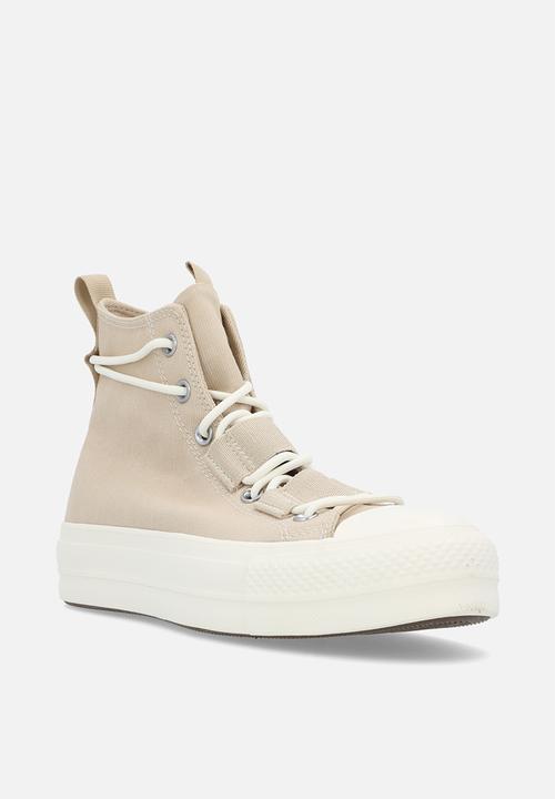 Converse - chuck taylor all star lift platform - nutty granola/egret/fossilized