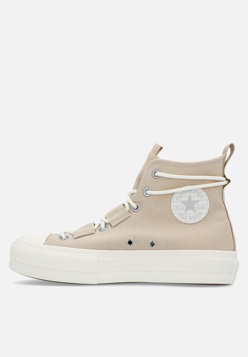 Converse - chuck taylor all star lift platform - nutty granola/egret/fossilized