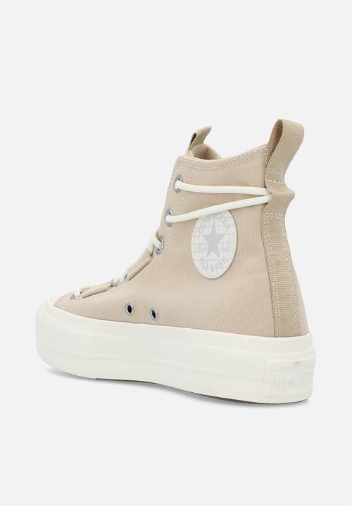 Converse - chuck taylor all star lift platform - nutty granola/egret/fossilized