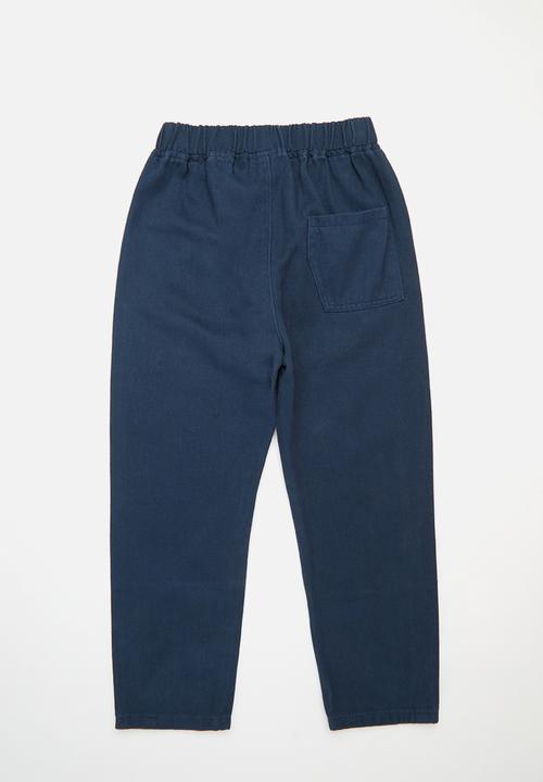 Pop Candy - Elastic waist pants - navy