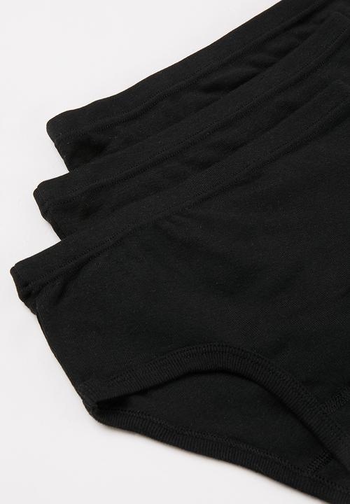 Pop Candy - 3 Pack brief set - black