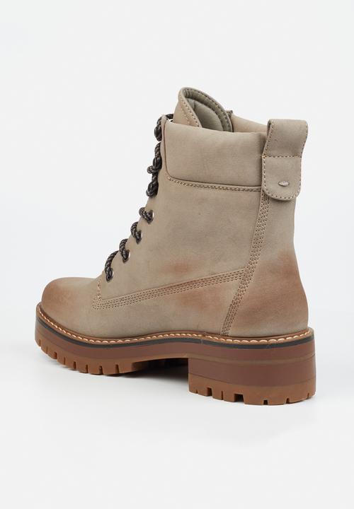 Miss Black - Fox 1 lace-up boot - grey