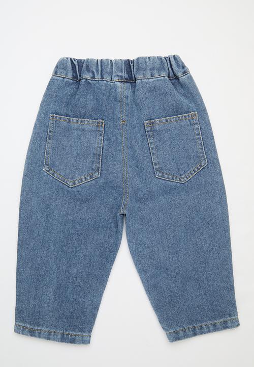 Pop Candy - Contrast pocket denim jeans - blue