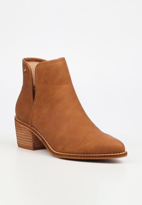 Miss Black - Cooper 1 ankle boot -  tan