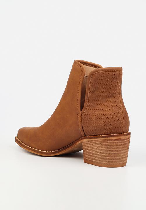 Miss Black - Cooper 1 ankle boot -  tan