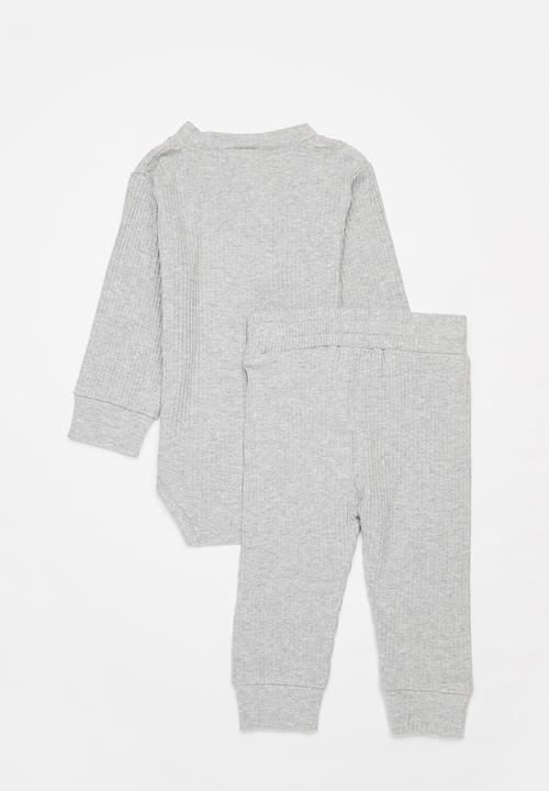 Pop Candy - Romper and legging set - grey