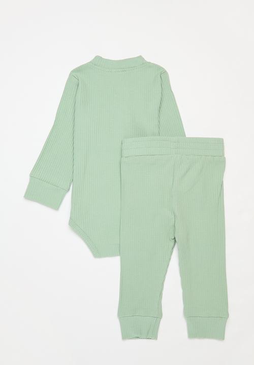 Pop Candy - Romper and legging set - green