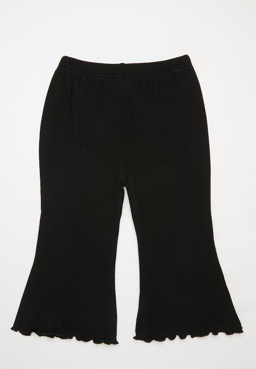 Pop Candy - Flared leggings - black