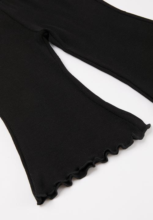 Pop Candy - Flared leggings - black