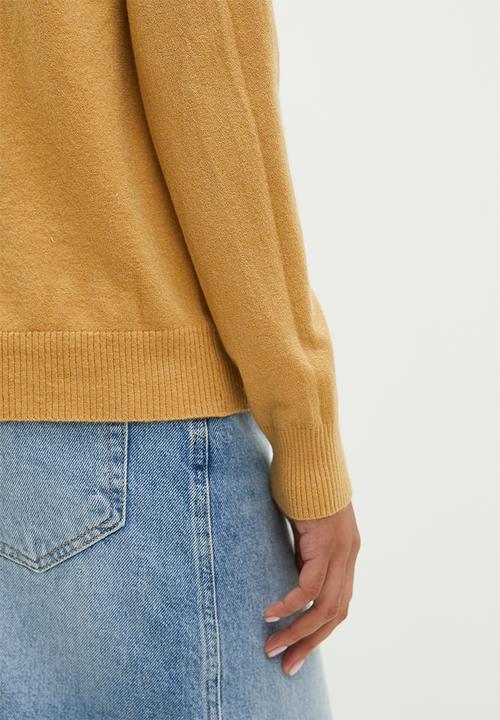dailyfriday - Crew neck cardigan - beige