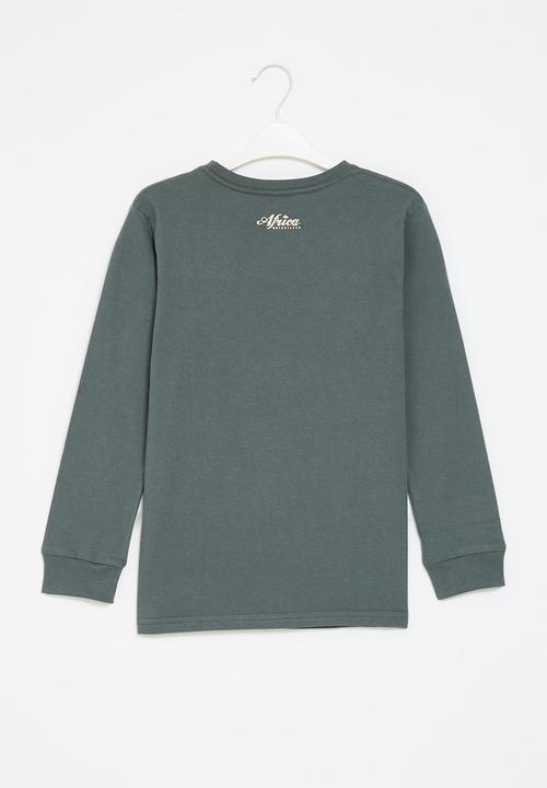 Quiksilver - Africa open air long sleeve boy - iron gate