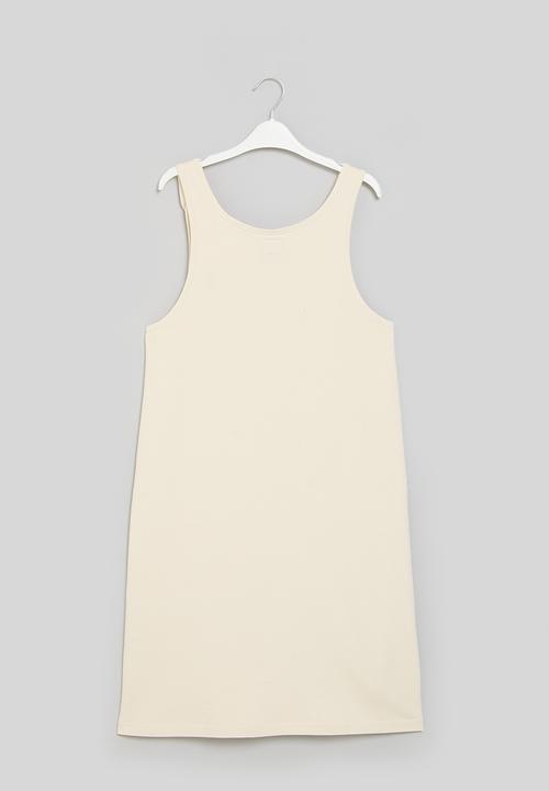 POLO - Girls terri pinafore - stone