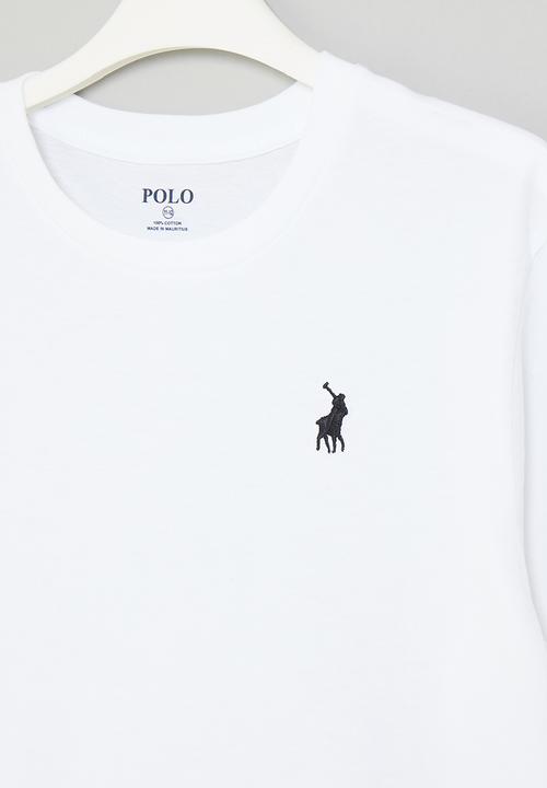 POLO - Boys ashton long sleeve tee - white