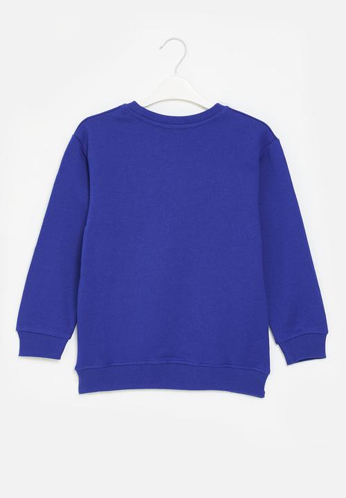 Pop Candy - Crew Sweat top-blue