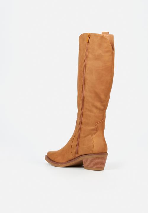 Butterfly Feet - Shadaya 1 western boot - tan