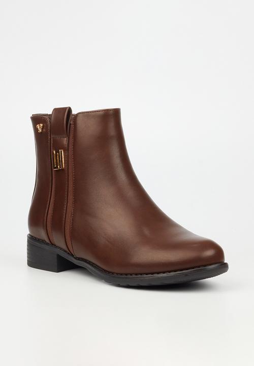 Butterfly Feet - Huda 10 ankle boot - chocolate