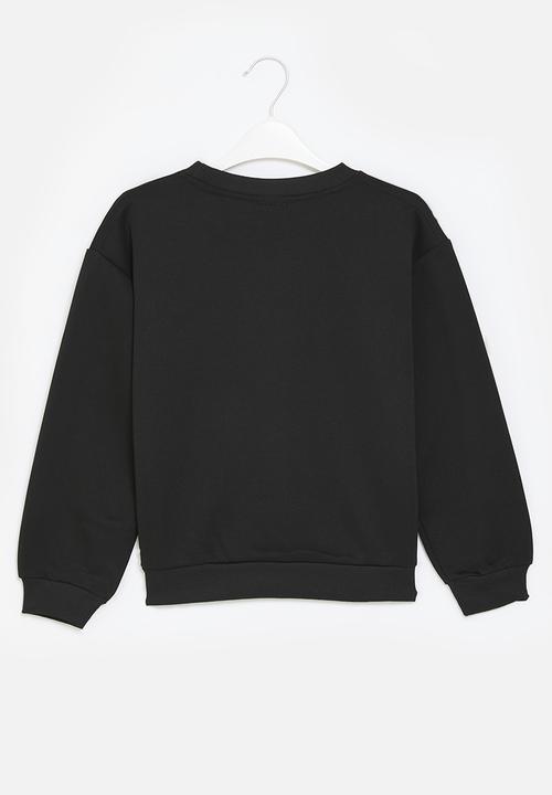 Pop Candy - Printed sweat top - black