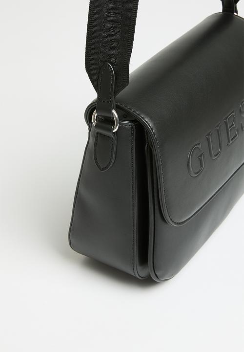 GUESS - Peters crossbody flap - black
