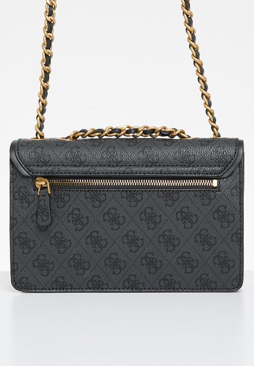 GUESS - Izzy convertible xbody flap - coal logo