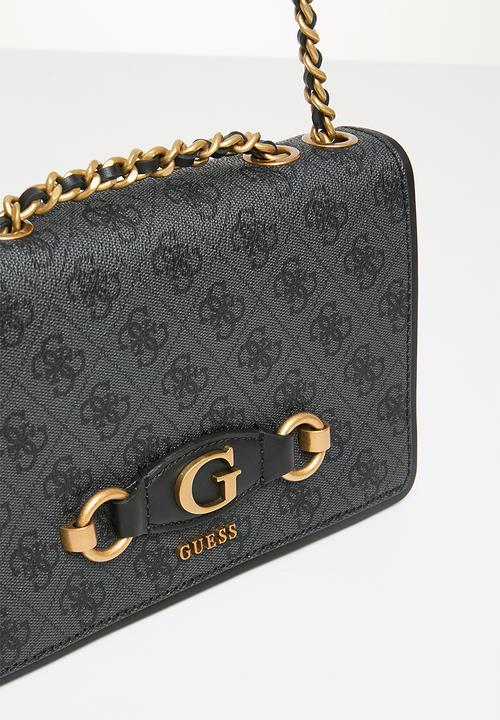 GUESS - Izzy convertible xbody flap - coal logo