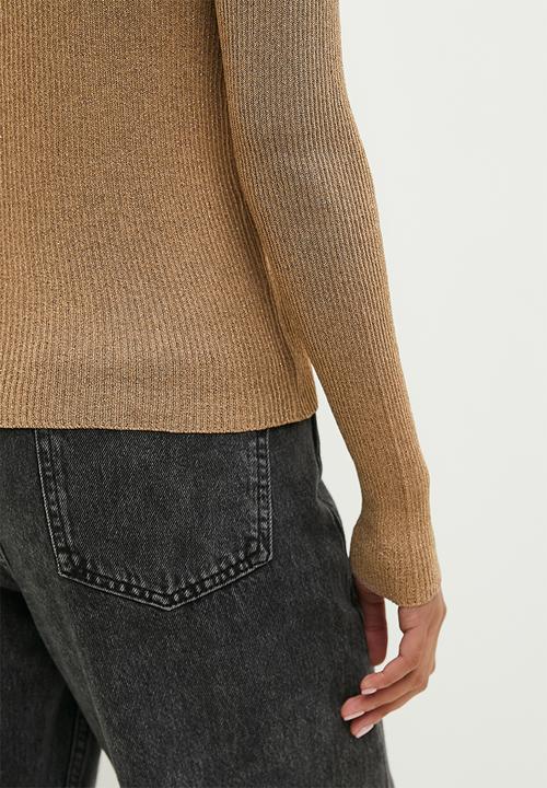 dailyfriday - V-neck cardi - taupe