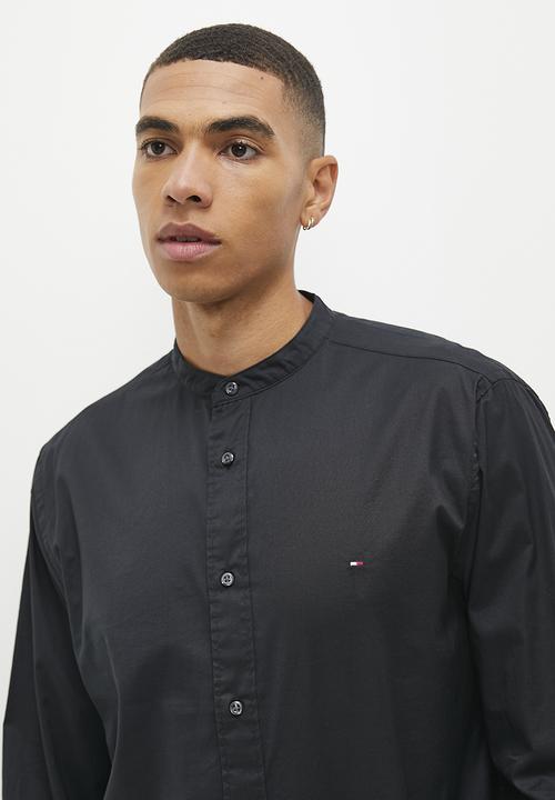Tommy Hilfiger - Natural soft flex mao rf shirt - Black