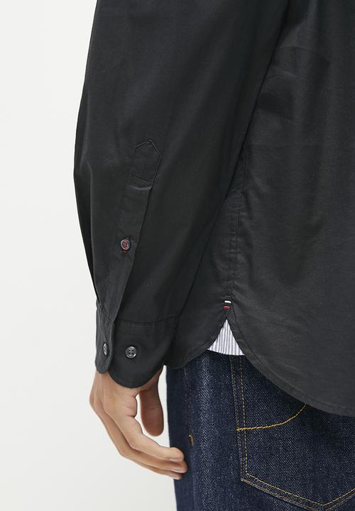 Tommy Hilfiger - Natural soft flex mao rf shirt - Black