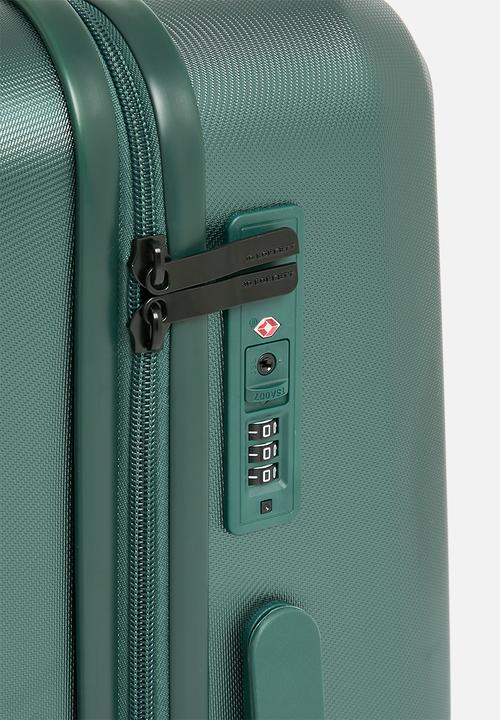 Jo Borkett - Gatsby 4-Wheel Trolley Case - Eden Green