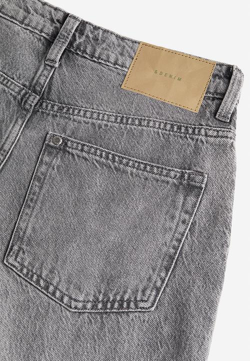 H&M - Baggy high jeans - grey