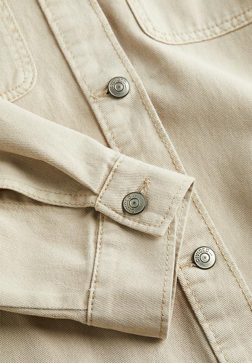 H&M - Twill shacket - beige