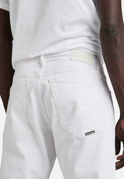 G-STAR - Mosa Straight Steer ecru stretch denim r  - paper white gd
