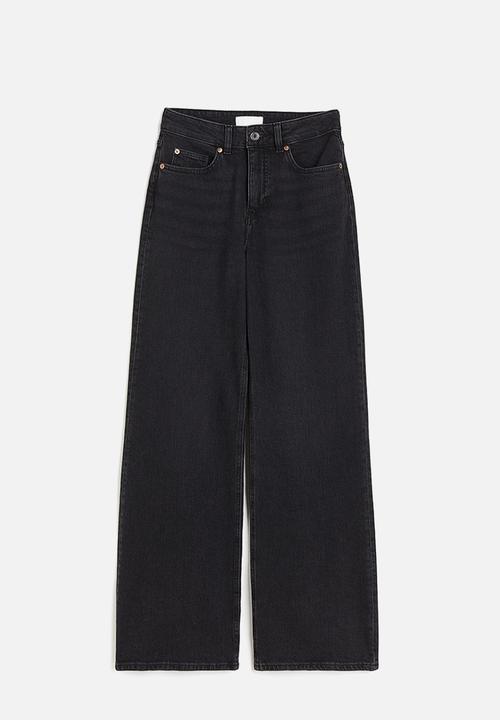 H&M - Wide high jeans - grey
