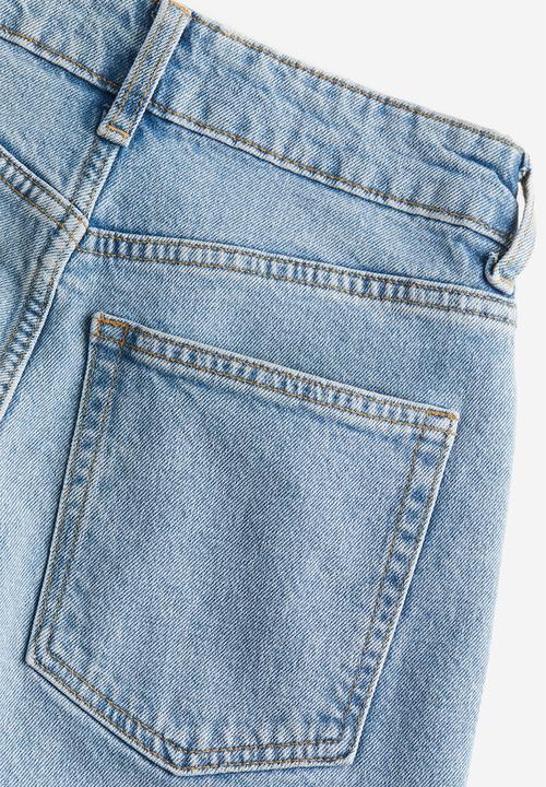 H&M - Slim mom high ankle jeans - blue