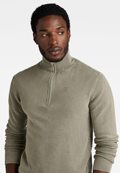 G-STAR - Moss skipper knit Neptune knit o rfd  - shamrock gd
