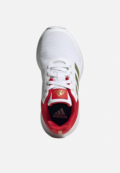 adidas Performance - Tensaur Run 2.0 K - Ftwr White/Gold Met./Better Scarlet