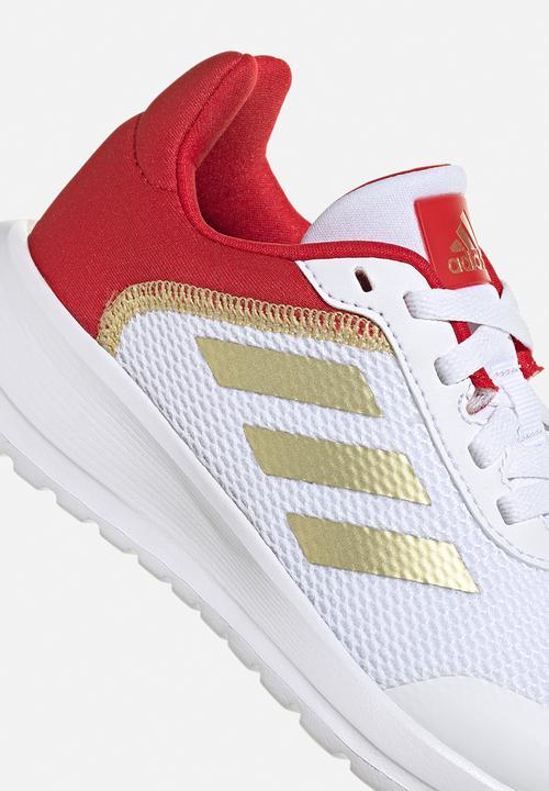 adidas Performance - Tensaur Run 2.0 K - Ftwr White/Gold Met./Better Scarlet