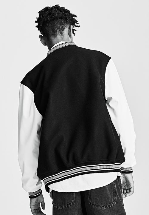 H&M - Appliquéd baseball jacket - dark blue stranger things