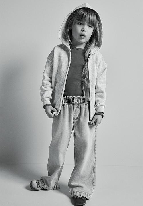 H&M - Zip-through hoodie - grey