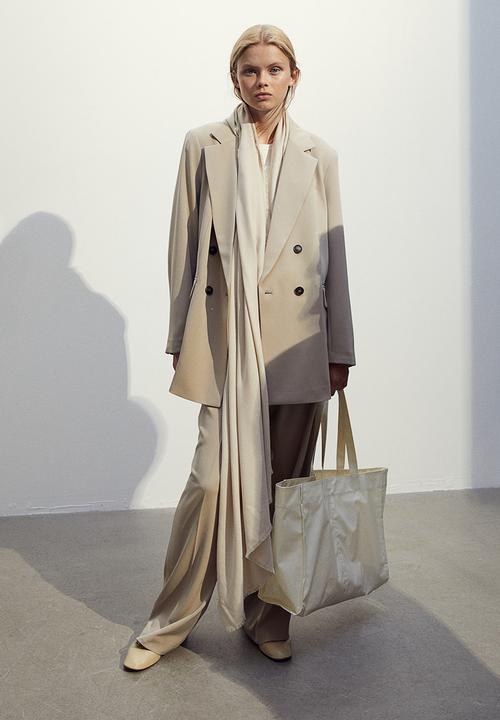 H&M - Double-breasted blazer - beige