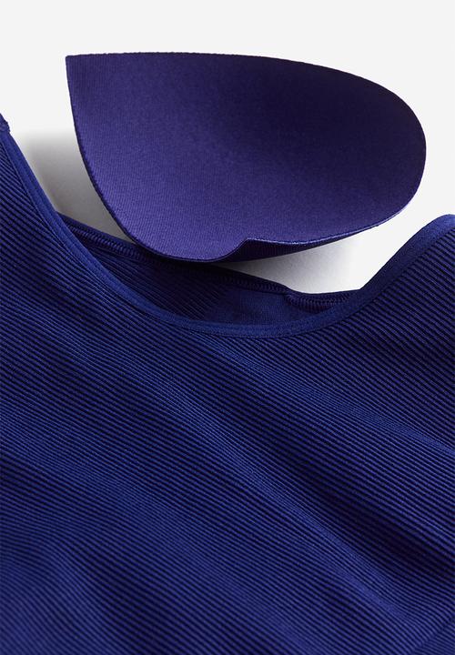 H&M - Drymove™ medium support sports bra - blue