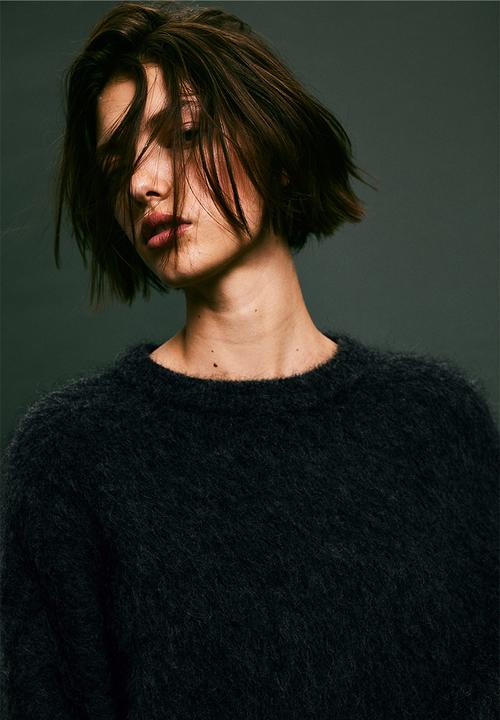 H&M - Oversized mohair-blend jumper - grey