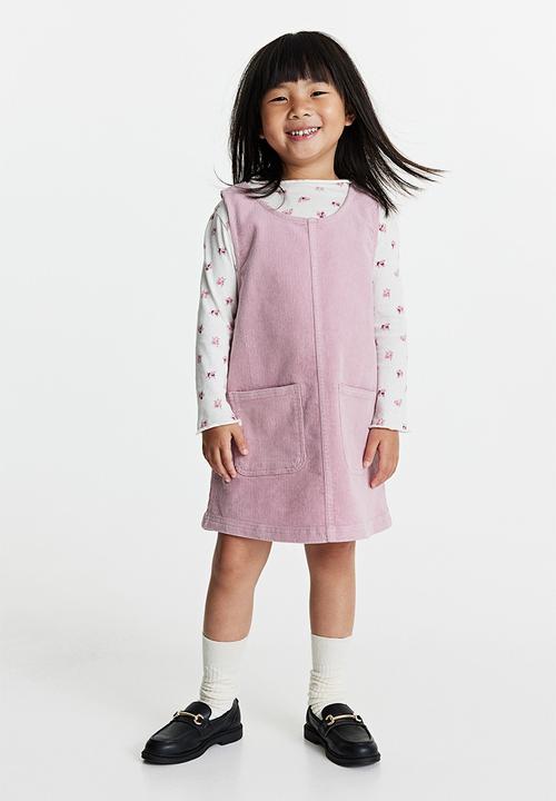 H&M - 2-piece top and dress set - pink multi