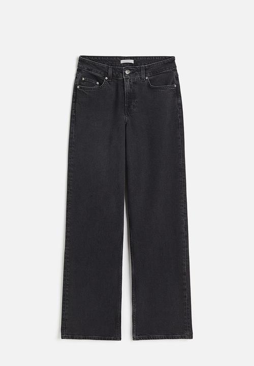 H&M - Straight regular jeans - black